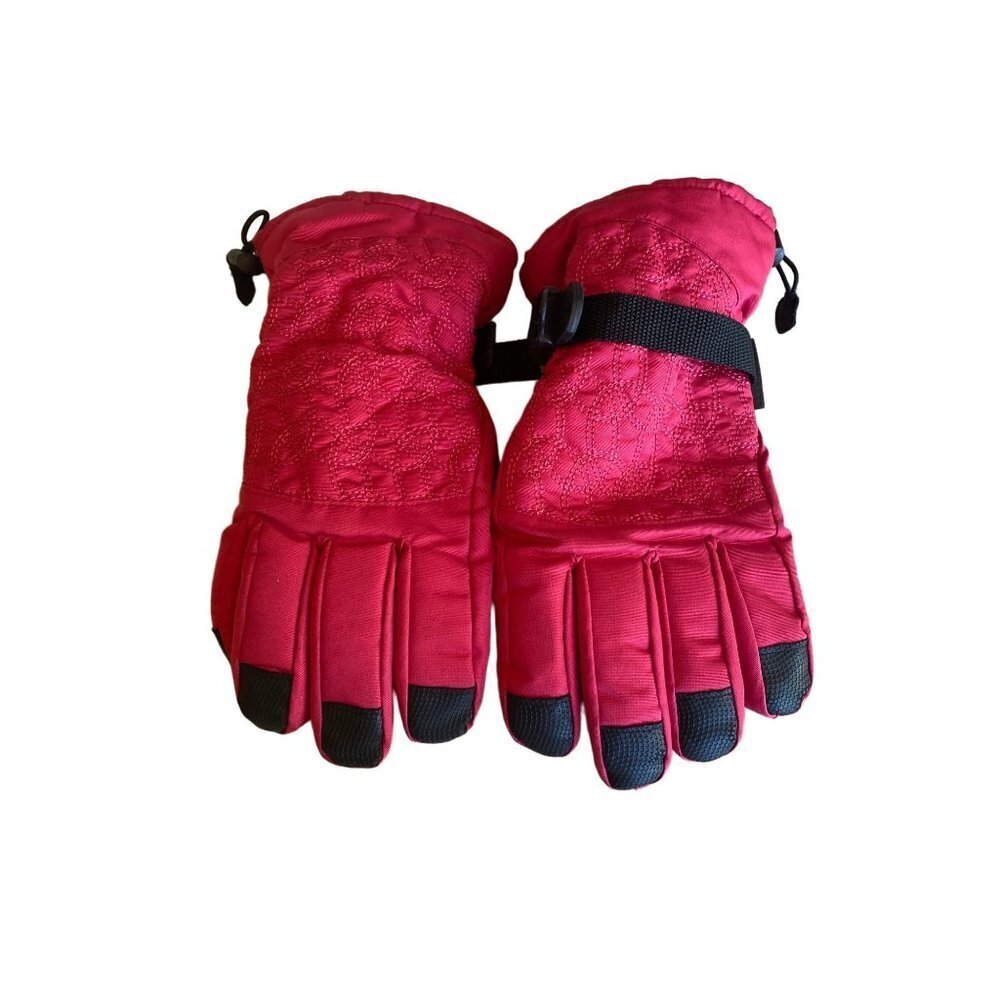 3M Thinsulate Winter Gloves Pink Ladies M/L 40g Insulated Quilted Ski Snow Gear